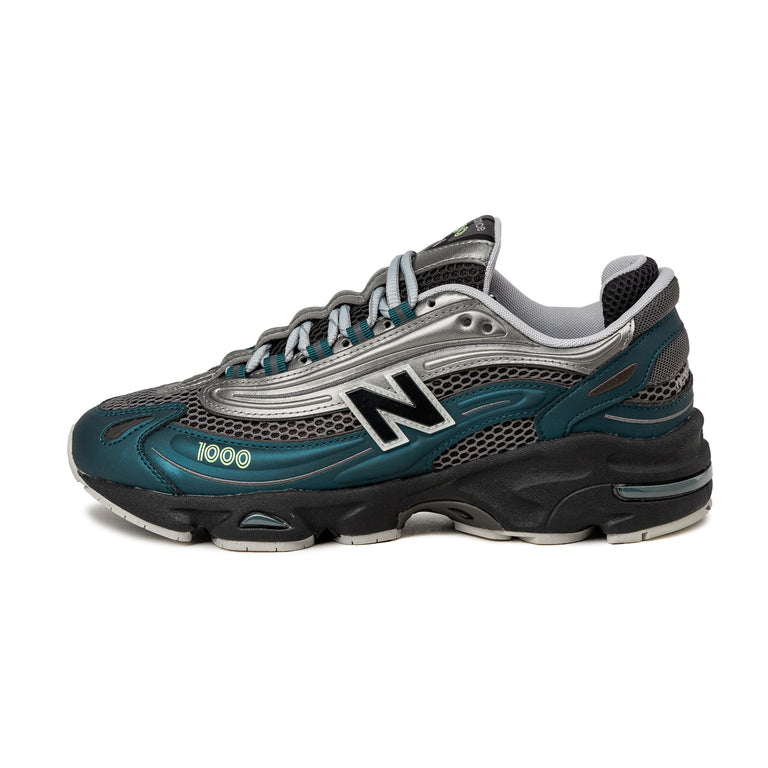 New Balance 1000 - 44 / Deep Ocean / Dark Silver Metallic / Mint Flash
