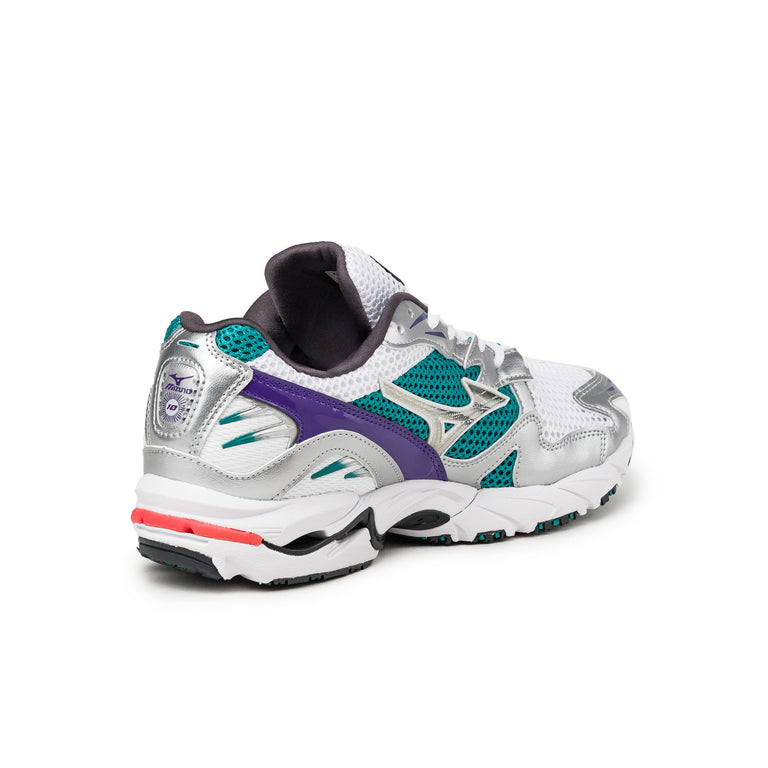 Mizuno Wave Rider 10 Sport - 41 / White / Silver / Teal Blue - 3