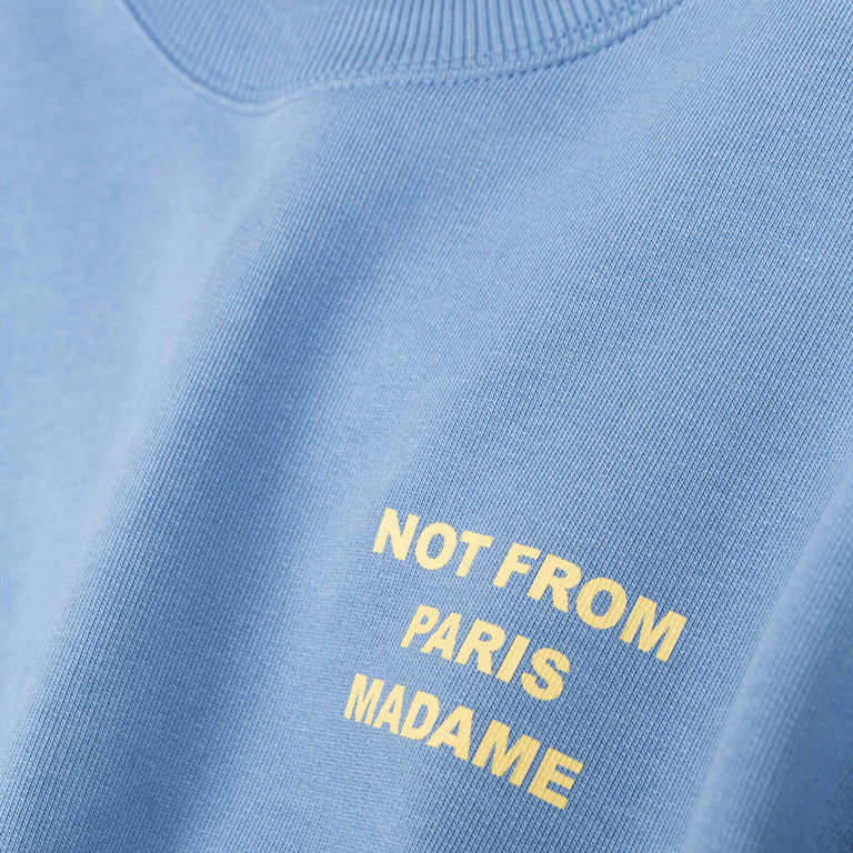 Drole de Monsieur Le Sweatshirt Slogan - XXL / Atlantic Blue - 5