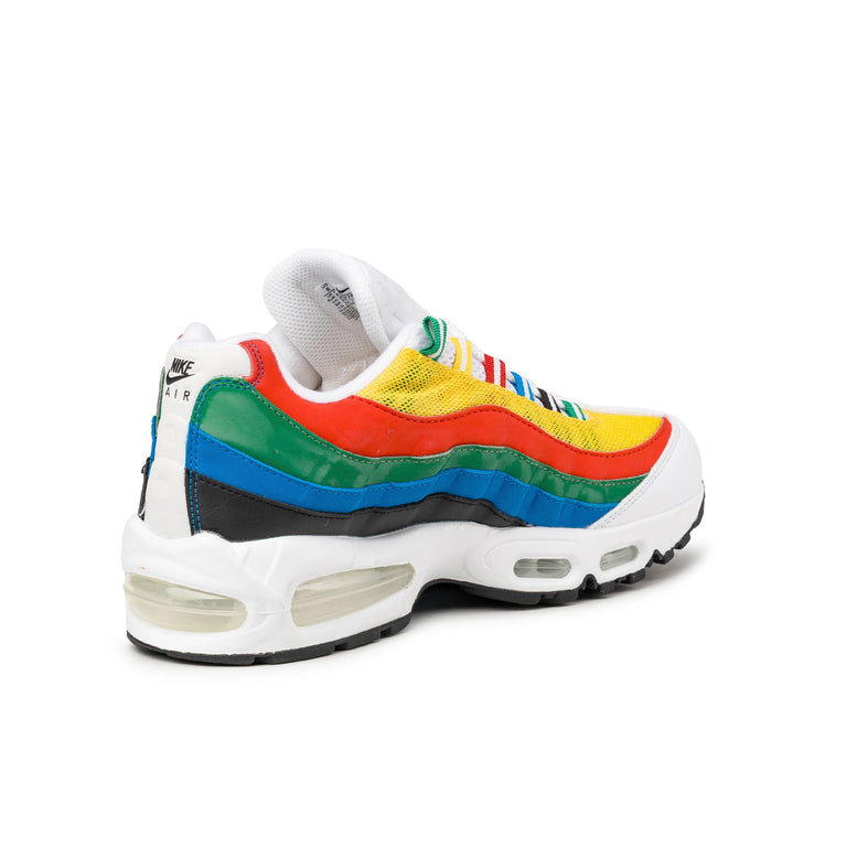 Nike Air Max 95 *Big Bubble* *Premium* *Olympic* - 38.5 / White / Metallic Gold / Chile Red / Photo Blue - 6