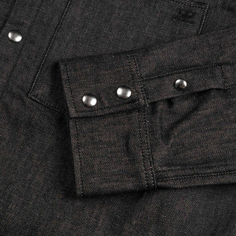 Courreges 2-Pocket Denim Overshirt - 48 / Black - 3