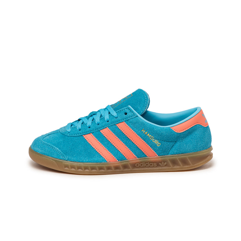 Adidas Hamburg W - 36 2/3 / Sky Rush / Semi Coral / Gold Metallic

