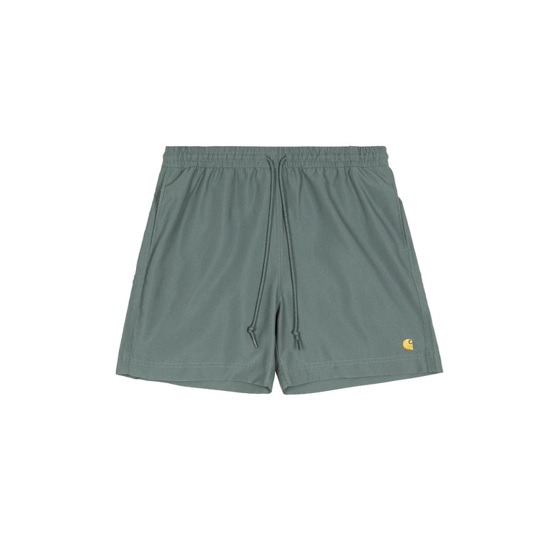 Carhartt WIP Chase Swim Trunks - M / Velvet Green / Gold
