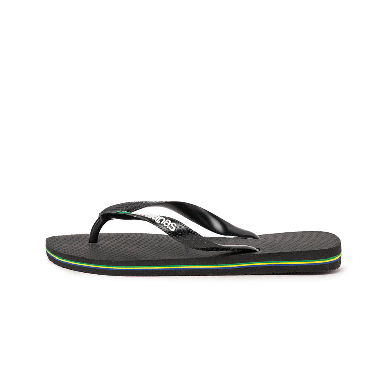 Havaianas Brasil Logo - 41-42 / Black
