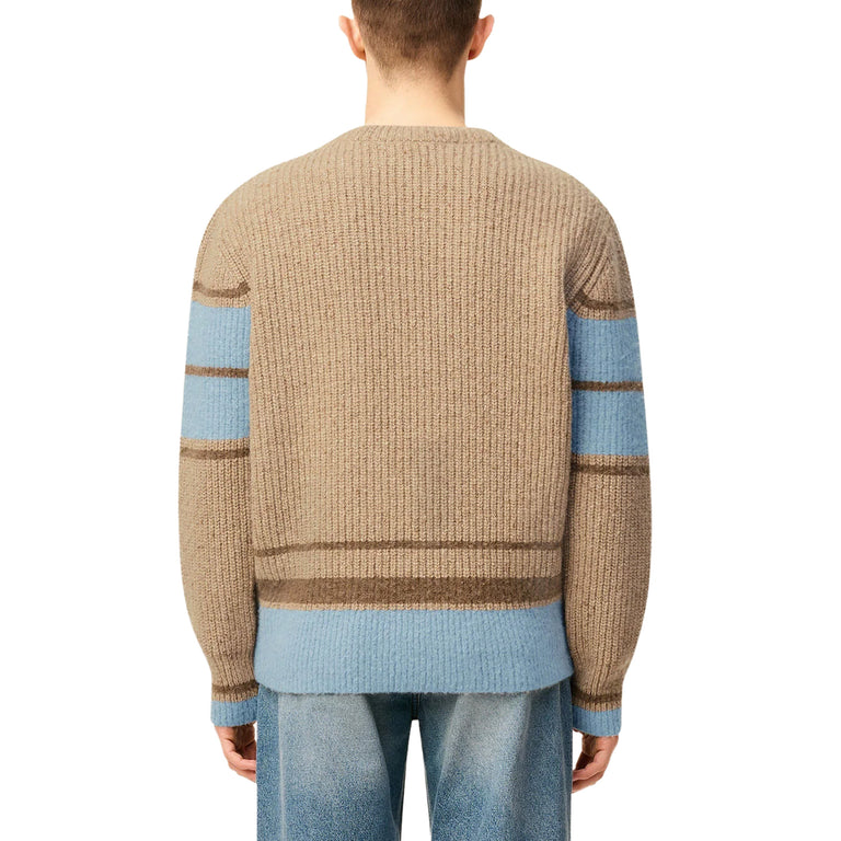 AMI Paris College Sweater - XXL / Camel - 3