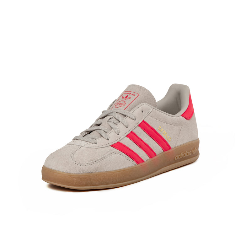 Adidas Gazelle Indoor - 42 2/3 / Wonder Aluminum / Lucid Red / Footwear White - 4