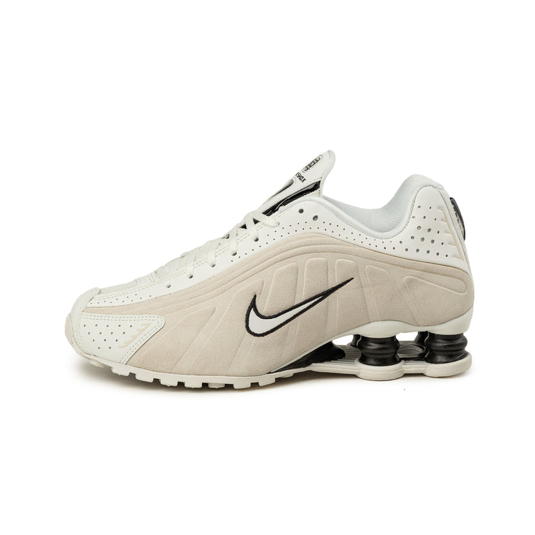 Nike Wmns Shox R4 - 42 / Summit White / Black / Light Orewood Brown - 1
