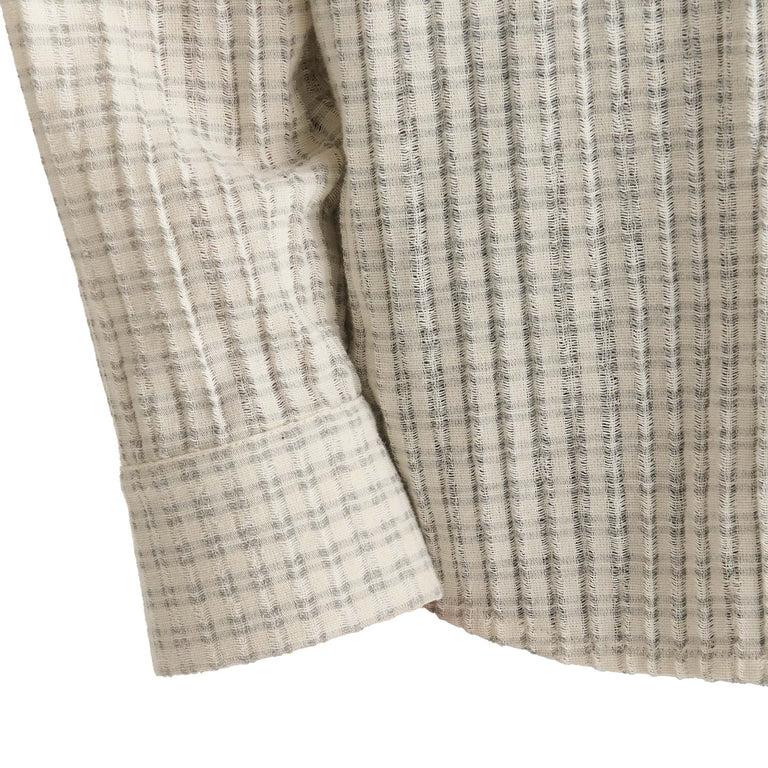 Sefr Wes Shirt - S / Subtle Beige Check - 3