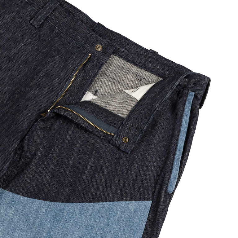 CHITO International 4 Pocket Double Knee Indigo Denim - L / Indigo - 3