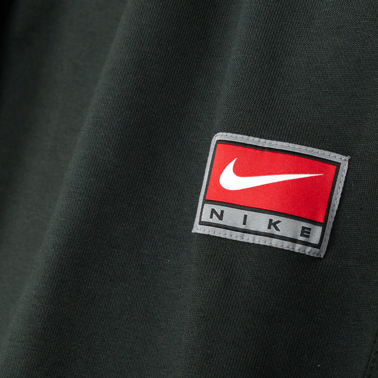 Nike	Solo Swoosh Fleece Open-Hem Pants - XXL / Black Spruce / White - 3