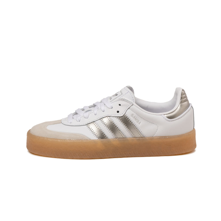Adidas Sambae W - 37 1/3 / Footwear White / Silver Metallic / Gum 3 - 1