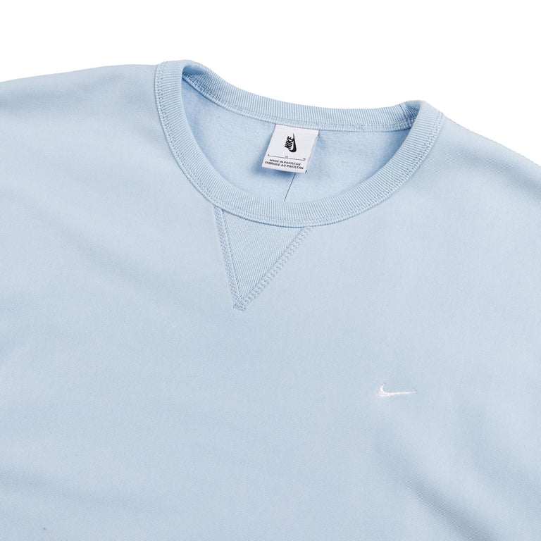 Nike	Solo Swoosh Fleece Crewneck - XL / Celestine Blue / White - 2
