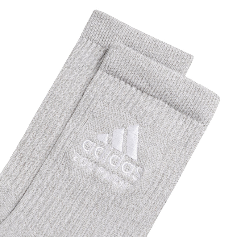 Adidas Equipment 2 Pair Packs Socks - L / White / Grey - 3