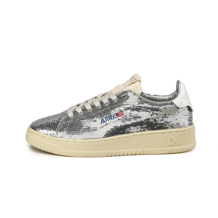 Autry Dallas Low W *Sparkling* - 41 / Silver / White
