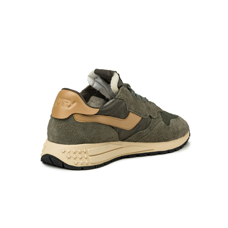 Autry Reelwind Low *Suede / Net* - 44 / Khaki / Taffy - 3