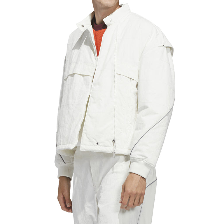 Adidas Motor Ave Racer Jacket - M / Off White - 5