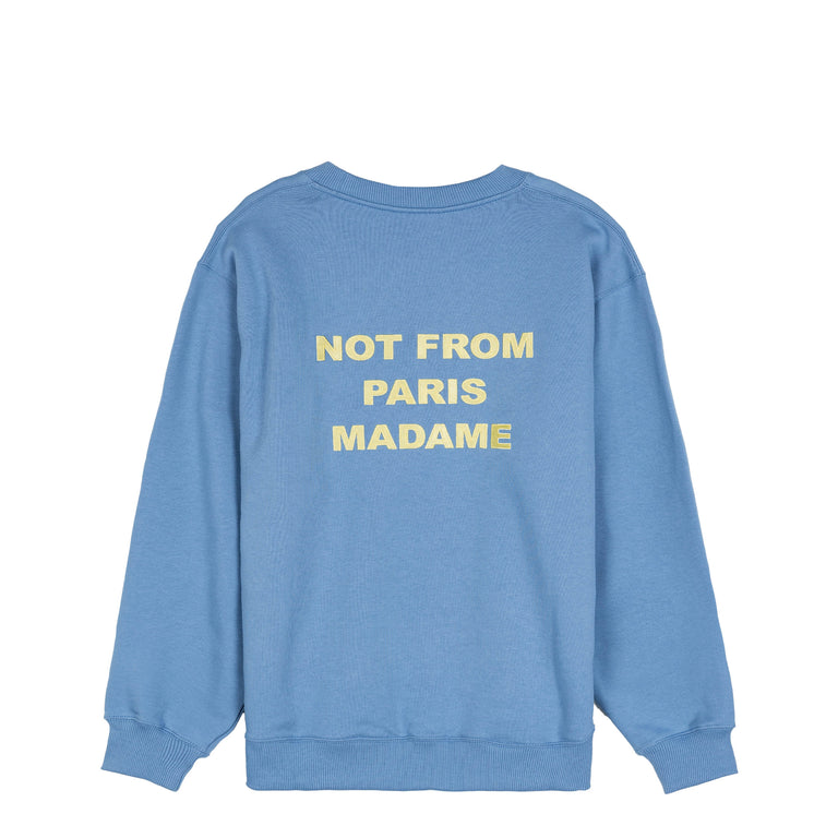 Drole de Monsieur Le Sweatshirt Slogan - XXL / Atlantic Blue
