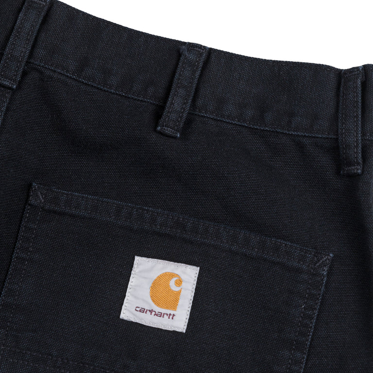 Carhartt WIP Single Knee Pant - 28 / Black Stone Canvas - 6