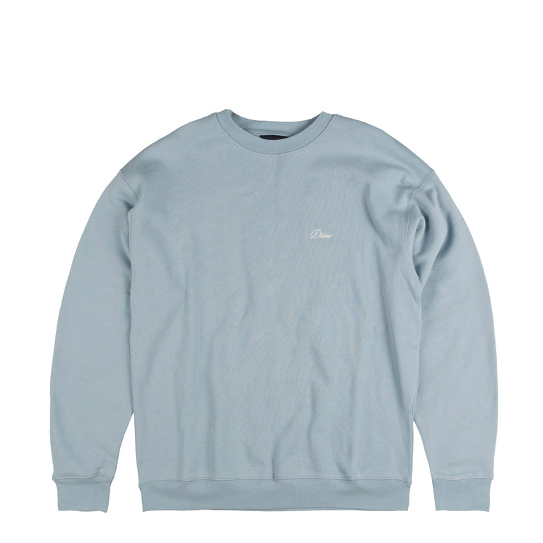 Dime Cursive Small Logo Crewneck - XXL / Blue Fog - 1