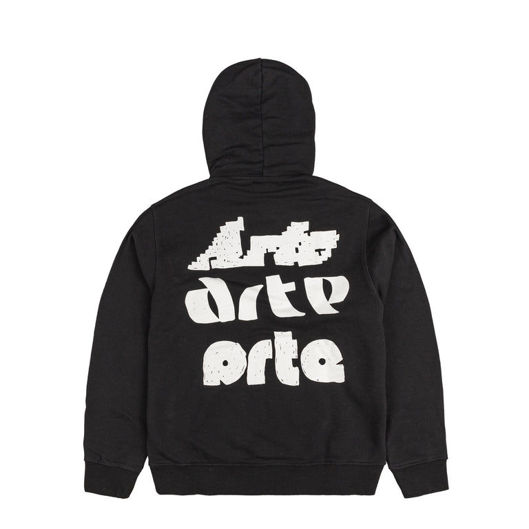 Arte Antwerp Multi Arte Print Hoodie - S / Black - 1