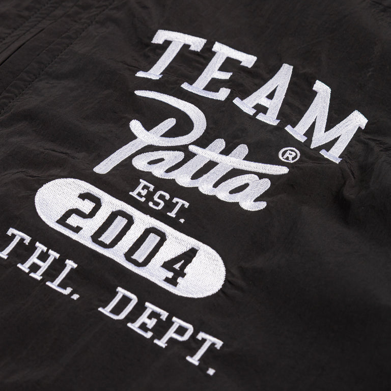Patta Athletic Nylon Track Jacket - M / Black - 3