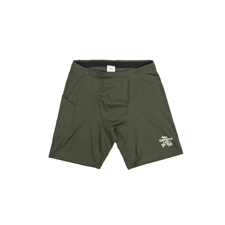Pas Normal Studios Balance Short Tights *No Distance Left To Run* - XL / Dark Olive - 1