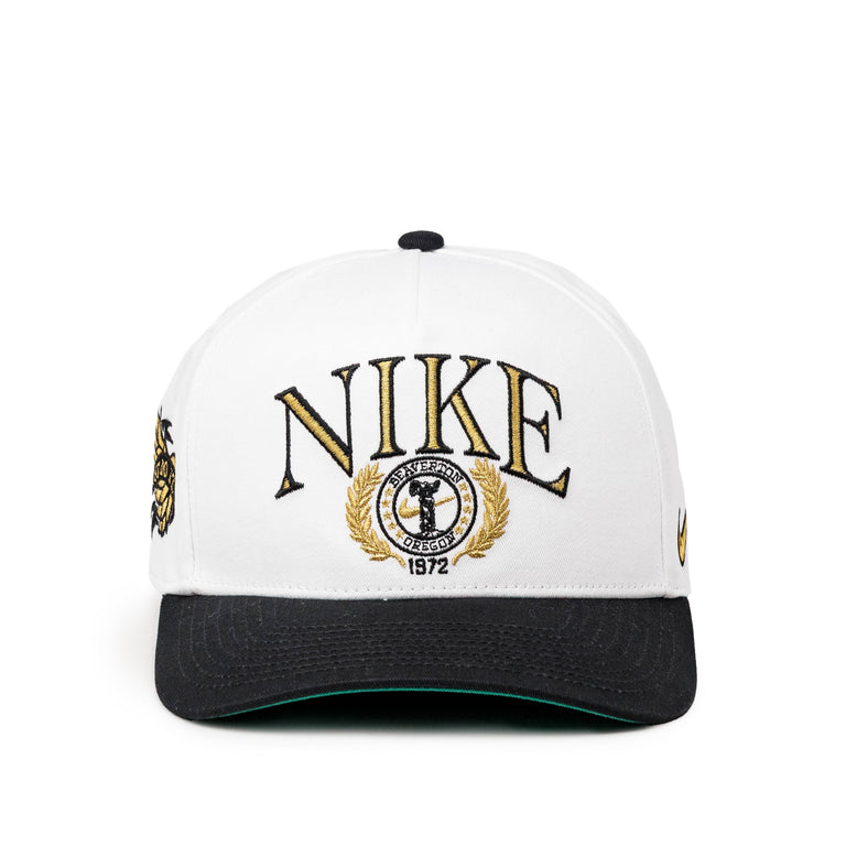 Nike Rise Structured A-Frame Cap - S/M / White / Black
