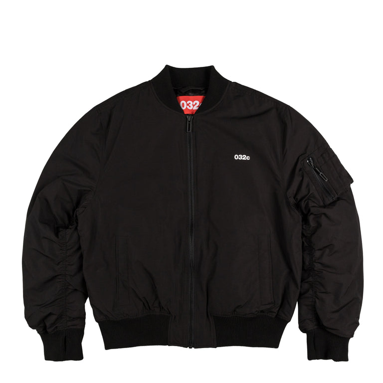 032c ''Nighthawks'' Bomber Jacket - XL / Black
