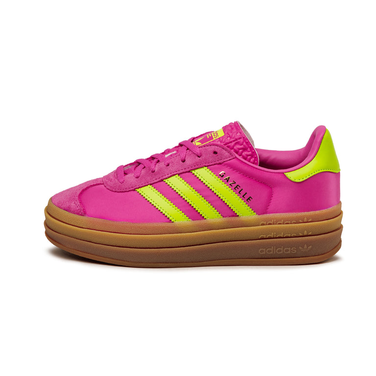 Adidas Gazelle Bold W - 37 1/3 / Semi Lucid Fuchsia / Solar Slime / Gold Metallic - 1