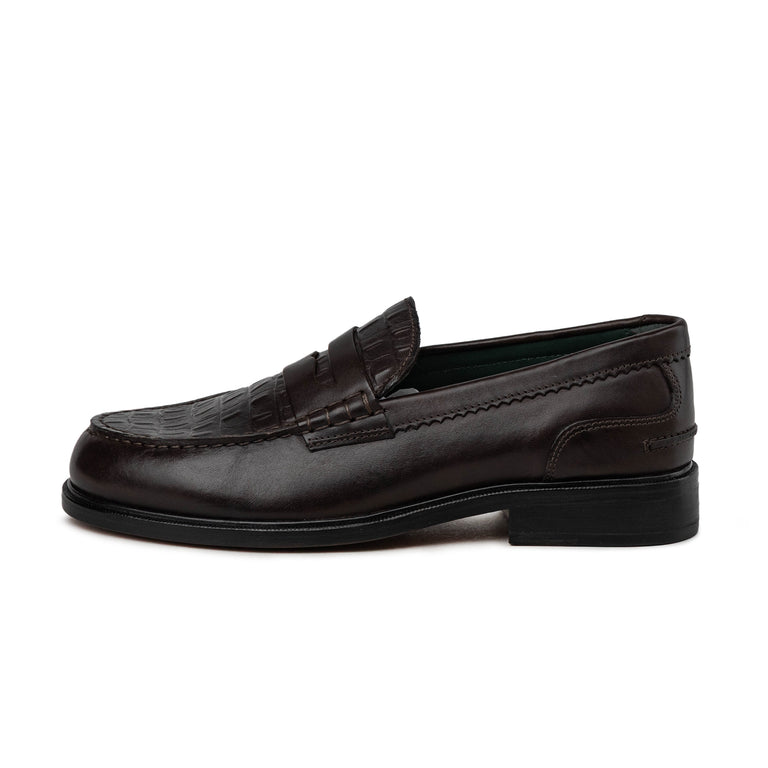 Clarks Craft James Lo - 43 / Brown Crocodile Leather - 1