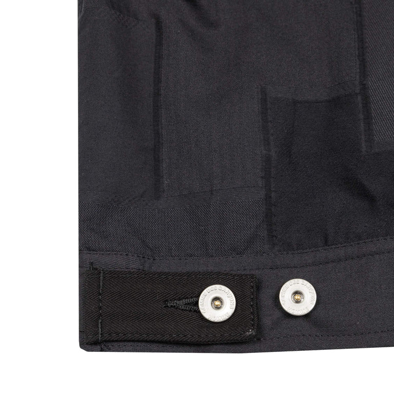 Comme des Garcons Homme Patchwork Field Jacket - M / Navy - 5