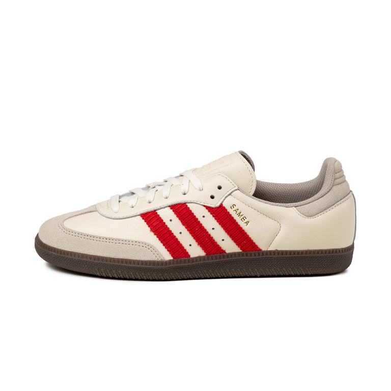 Adidas Samba OG - 36 2/3 / Off White / Better Scarlet / Gum - 1