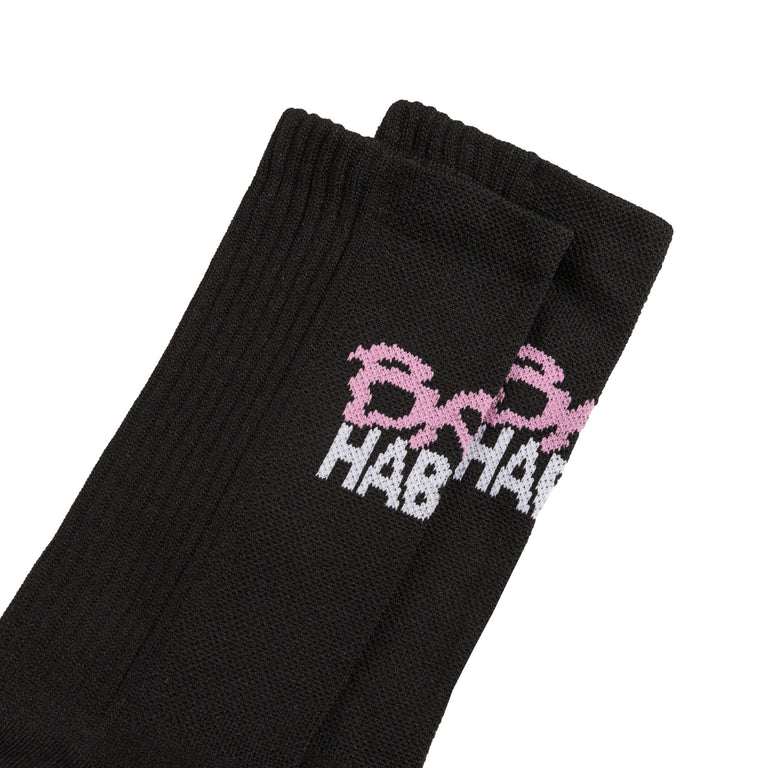 Bad Habits Running Socks - L / Black - 4