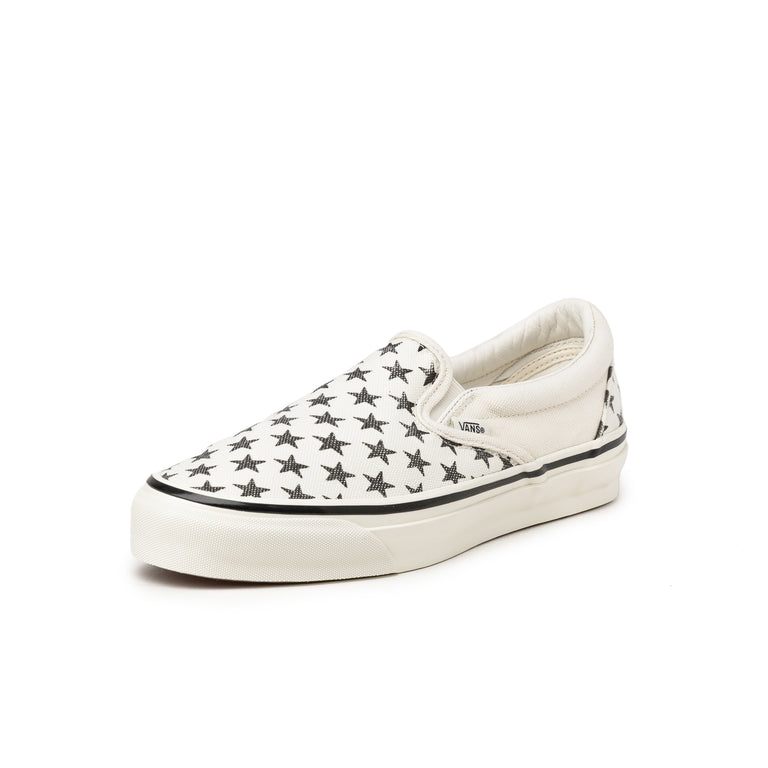 Vans Classic Slip-On *Stars* - 40.5 / White / Black - 2