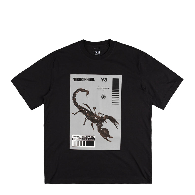 Adidas Y-3 x NBHD Graphic Tee - S / Black / Granite - 1