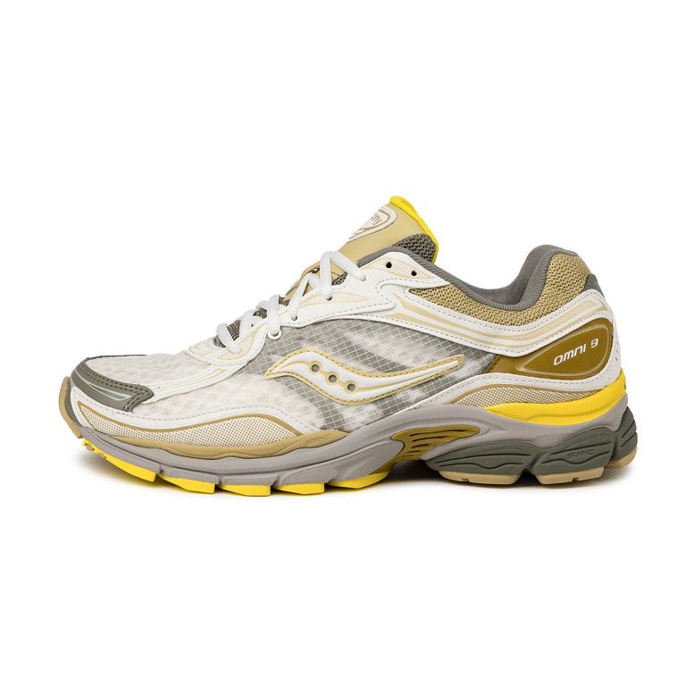 Saucony Pro Grid Omni 9 - 45 / Ivory / Moss
