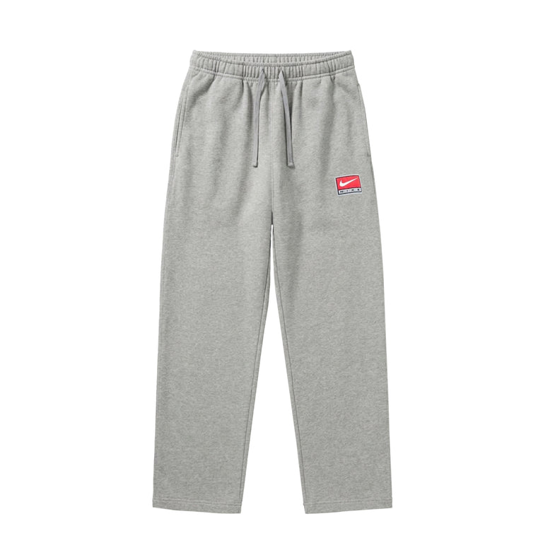 Nike	Solo Swoosh Fleece Open-Hem Pants - L / Dark Grey Heather / White
