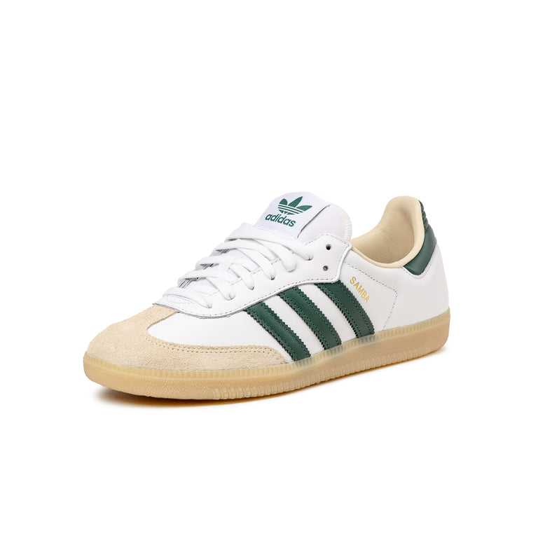 Adidas Samba OG - 38 / Cloud White / Collegiate Green / Gum - 4