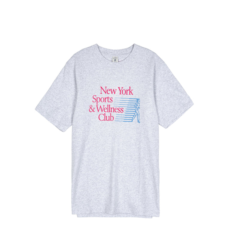 Sporty & Rich NY Motion T-Shirt - L / Heather Gray - 1