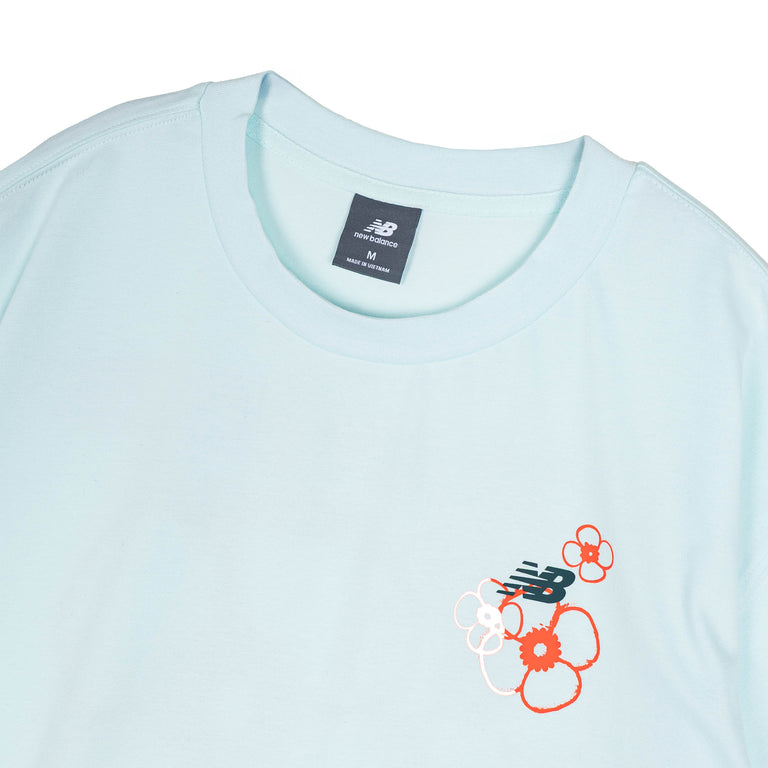New Balance LA City Run T-Shirt - L / Glint Blue - 3