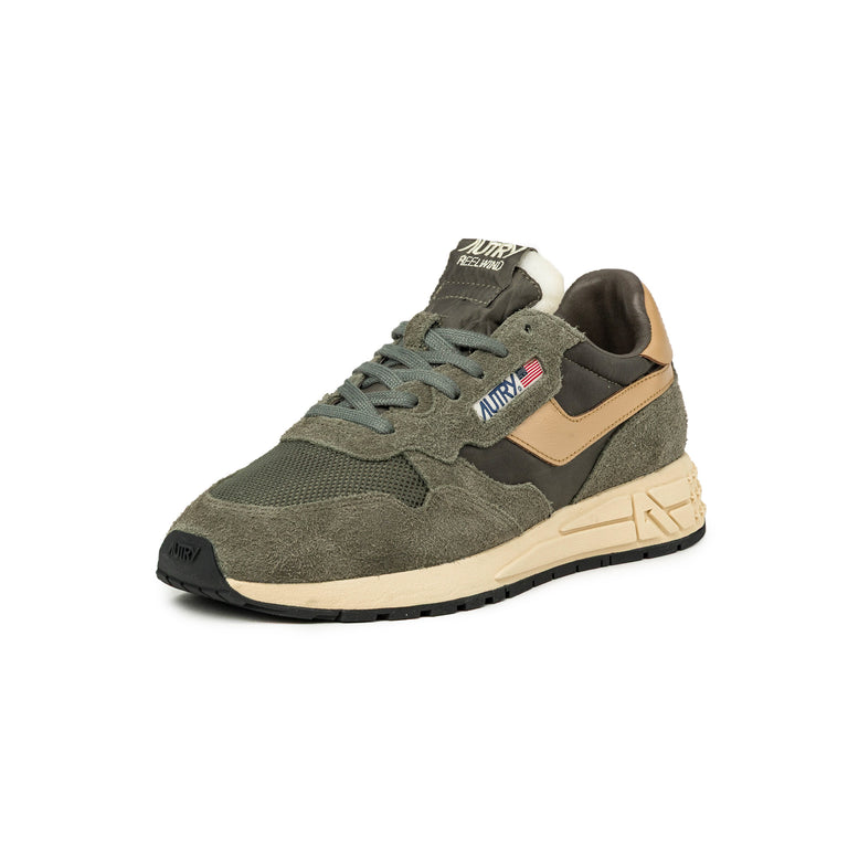 Autry Reelwind Low *Suede / Net* - 44 / Khaki / Taffy - 2