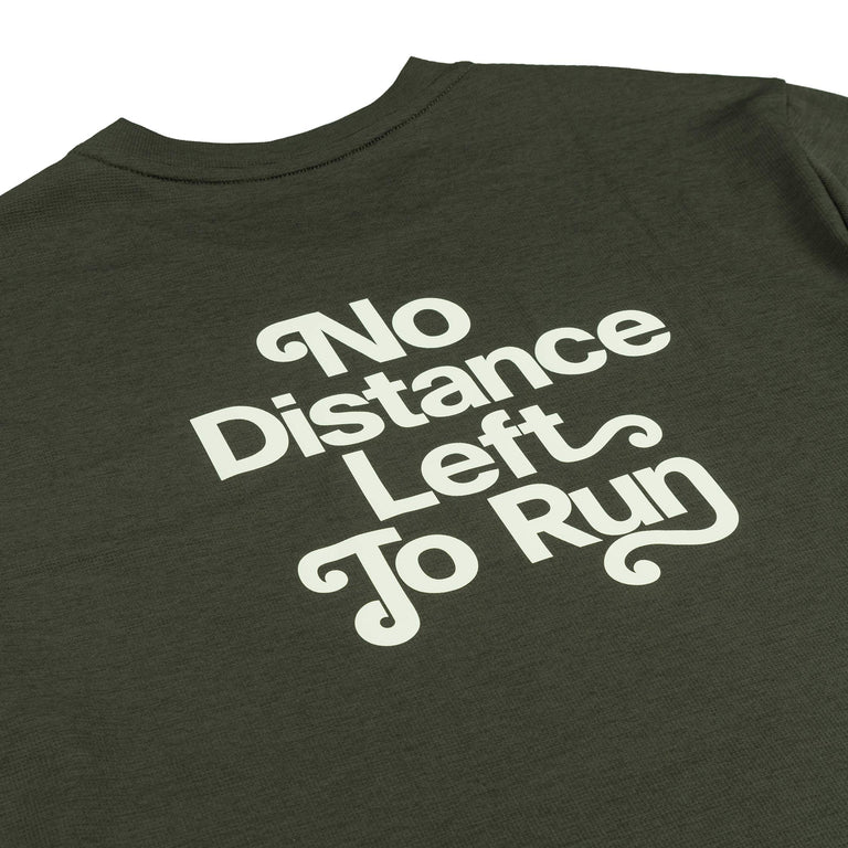 Pas Normal Studios	Balance Long Sleeve T-Shirt *No Distance Left To Run* - S / Dark Olive - 5