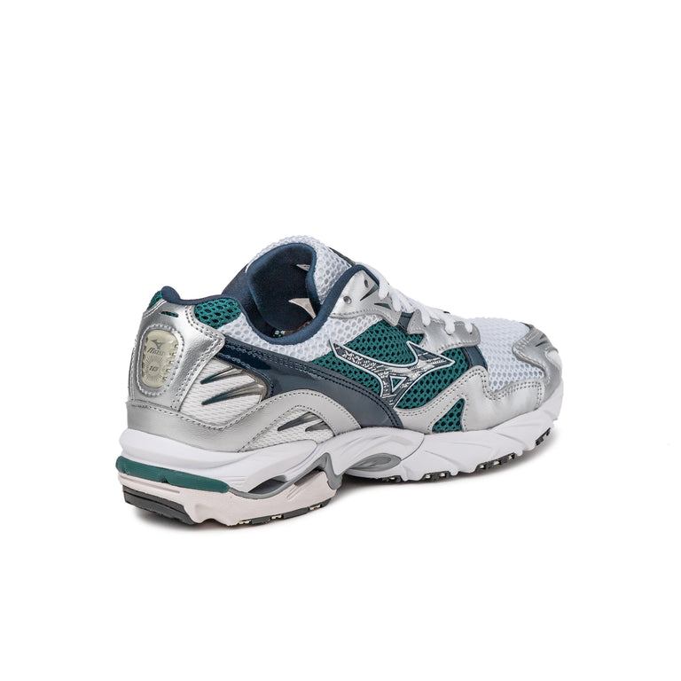 Mizuno Wave Rider 10 Sport - 44.5 / White / Baritone Blue / Deep Teal - 3