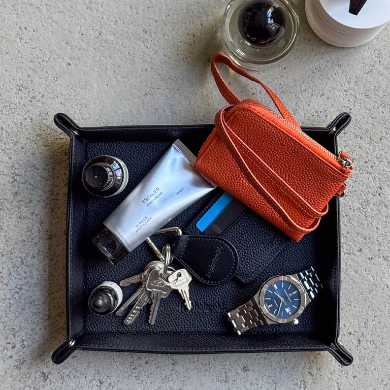 Asphaltgold Leather Tray - 2