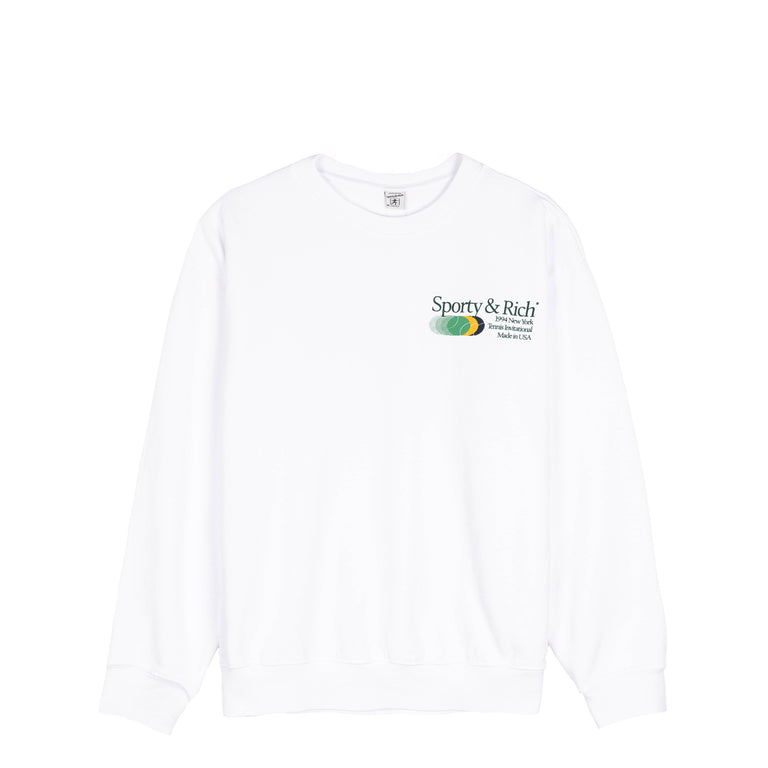 Sporty & Rich Invitational Crewneck - L / White - 2