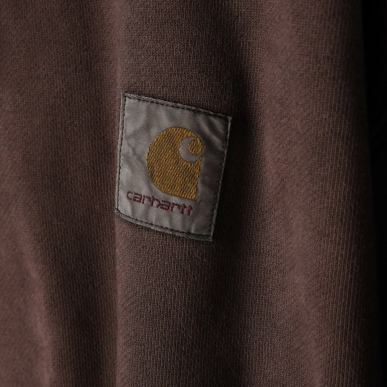 Carhartt WIP Hooded Vista Sweat - M / Palisander / Garment Dyed - 4