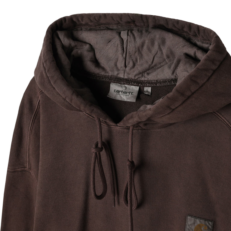Carhartt WIP Hooded Vista Sweat - M / Palisander / Garment Dyed - 2