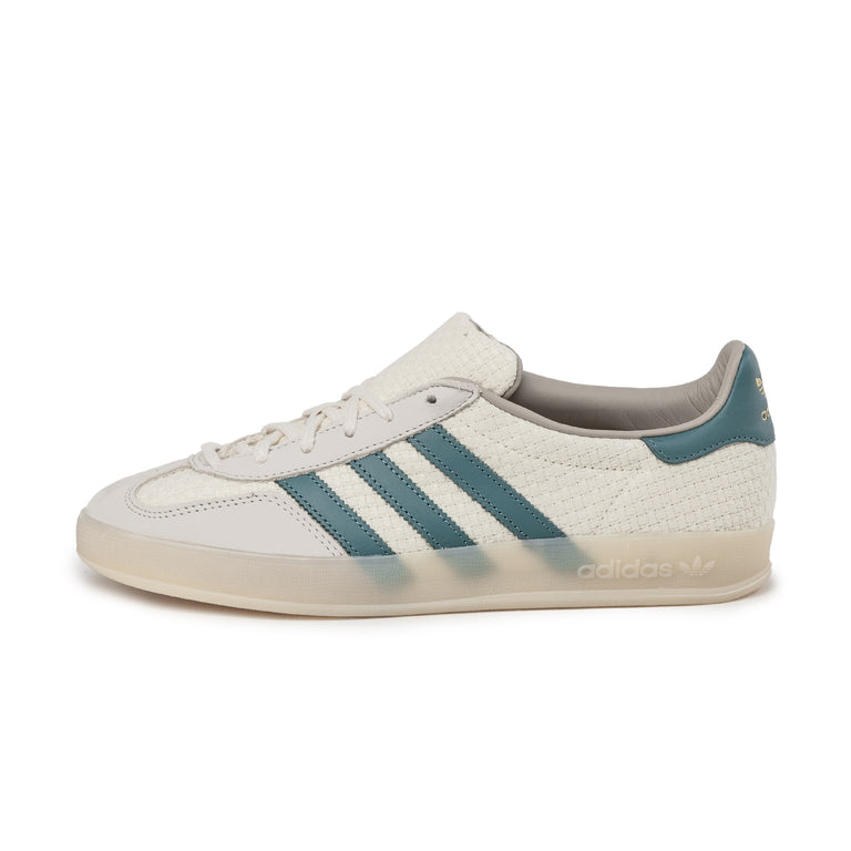 Adidas Gazelle Indoor - 40 2/3 / Cream White / Preloved Teal / Wonder White
