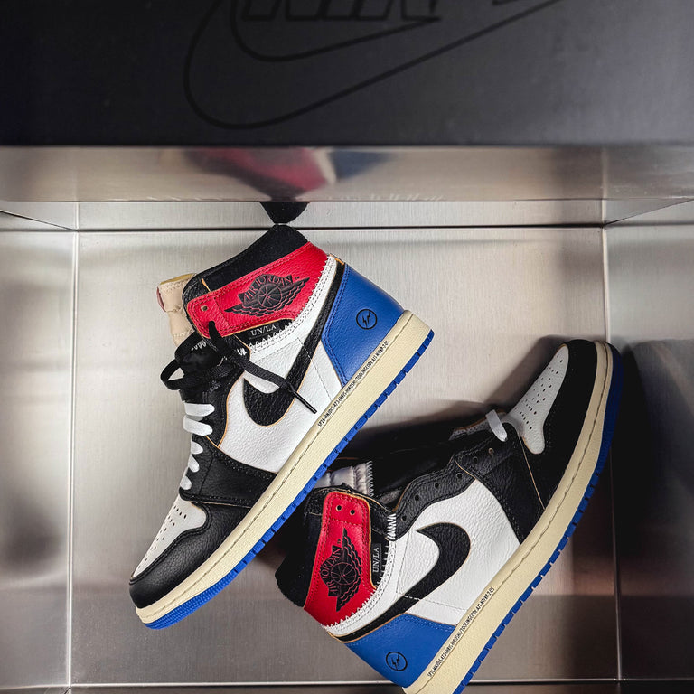 Nike x Fragment x Union LA Air Jordan 1 Retro High OG SP onfeet