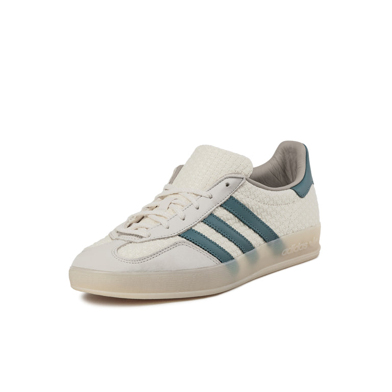 Adidas Gazelle Indoor - 40 2/3 / Cream White / Preloved Teal / Wonder White - 4